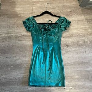 Green Windsor store mini dress